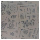 Greeting Sticker Sheets - Assorted Birthday, Thank You & Congrats Messages