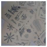 Greeting Sticker Sheets - Assorted Birthday, Thank You & Congrats Messages