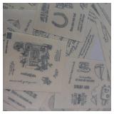 Greeting Sticker Sheets - Assorted Birthday, Thank You & Congrats Messages