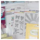 Big Shot Die-Cutting & Card Die Lot - A2 Card Dies, Shape Dies, Bow Dies & Embossing Folders