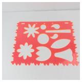 Fresh and Funky Mini-Stencil Set - Assorted Craft Shapes