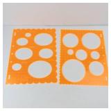 Fresh and Funky Mini-Stencil Set - Assorted Craft Shapes