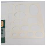 Fresh and Funky Mini-Stencil Set - Assorted Craft Shapes