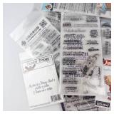 Clear Stamp Assortment - Mixed Brands (Art Impressions, Trinity, Honey Bee)