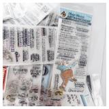 Clear Stamp Assortment - Mixed Brands (Art Impressions, Trinity, Honey Bee)