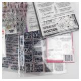 Clear Stamp Assortment - Mixed Brands (Art Impressions, Trinity, Honey Bee)