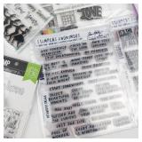 Clear Stamp Assortment - Mixed Brands (Art Impressions, Trinity, Honey Bee)