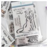 Clear Stamp Assortment - Mixed Brands (Art Impressions, Trinity, Honey Bee)