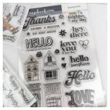 Clear Stamp Assortment - Mixed Brands (Art Impressions, Trinity, Honey Bee)