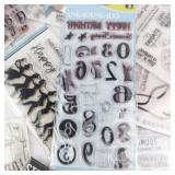 Clear Stamp Assortment - Mixed Brands (Art Impressions, Trinity, Honey Bee)