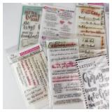 Clear Stamps Collection - Scrapbook.com, My Favorite Things, Picket Fence Studios, LetteriV