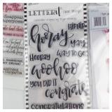 Clear Stamps Collection - Scrapbook.com, My Favorite Things, Picket Fence Studios, LetteriV
