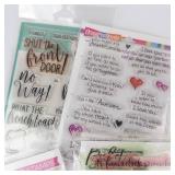 Clear Stamps Collection - Scrapbook.com, My Favorite Things, Picket Fence Studios, LetteriV