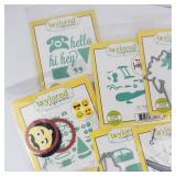 Taylored Expressions Stamp & Die Set Lot - Build a Cake, Banner Stacklets 4, On the Water, Wedding Bouquet