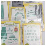 Taylored Expressions Stamp & Die Set Lot - Build a Cake, Banner Stacklets 4, On the Water, Wedding Bouquet