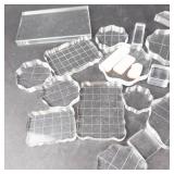 Clear Acrylic Stamping Blocks - Assorted Shapes for Scrapbooking & Card Making