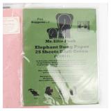 Mr. Ellie Pooh Elephant Dung Paper 25 Sheets 8.5x11 - 5 Colors (Lot of 5)