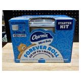 Charmin Ultra Soft Starter Kit 2 Forever Rolls with Brushed Stainless Steel Holder