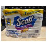 Scott Toilet Paper 36 Individually Wrapped Rolls
