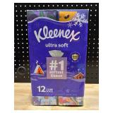 Kleenex Ultra Soft 12 Cube Boxes