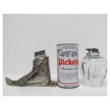 Estate Lot of Vintage Lighters #1 - Table Lighters