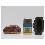 Large Estate Lot of Vintage Cigarette Lighters #2 - Advertising, Zippo etc