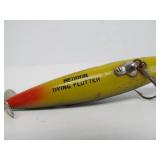 Lot of Vintage Mostly Wooden Fishing Lures & 2 Reels