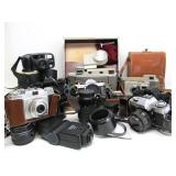 LARGE Estate Lot of Assorted Vintage Film Cameras & Accessories
