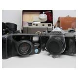 LARGE Estate Lot of Assorted Vintage Film Cameras & Accessories