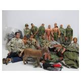 LARGE Lot of 12" GI JOE Action Figures & Accessories