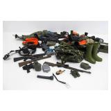 LARGE Lot of 12" GI JOE Action Figures & Accessories