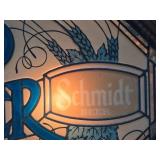 Working Vintage SCHMIDT COLD BEER Lighted Sign