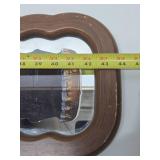 Large Vintage MILLER LIGHT Beer Advertising Bottle Mirror Sign