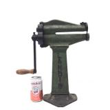 Awesome Old Vintage Industrial Green LANDIS Hand Crank Leather Cutting Machine