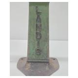 Awesome Old Vintage Industrial Green LANDIS Hand Crank Leather Cutting Machine