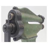 Awesome Old Vintage Industrial Green LANDIS Hand Crank Leather Cutting Machine