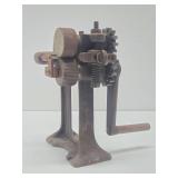 Very Cool Old Vintage Industrial Leather Splitting Tool - The Progressive Shoe Mfg Company