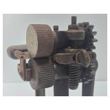 Very Cool Old Vintage Industrial Leather Splitting Tool - The Progressive Shoe Mfg Company