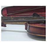 Antique Joseph Guarnerius Copy Grand Solo Violin w/Case & 2 Bows