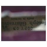 Antique Joseph Guarnerius Copy Grand Solo Violin w/Case & 2 Bows