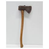 Very Cool Old Vintage COLLINS Axe w/Original Collins Hickory Handle & Head Cover