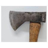 Very Cool Old Vintage COLLINS Axe w/Original Collins Hickory Handle & Head Cover