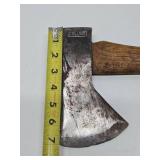 Very Cool Old Vintage COLLINS Axe w/Original Collins Hickory Handle & Head Cover
