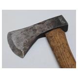 Very Cool Old Vintage COLLINS Axe w/Original Collins Hickory Handle & Head Cover