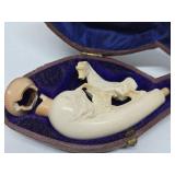 3 Antique Meerschaum Smoking Pipes