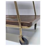 Mid Century 3-Tier Rolling Service Cart