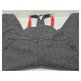 Excellent Like-New Vintage WOOLRICK Wool Bibs / Overalls
