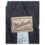 Excellent Like-New Vintage WOOLRICK Wool Bibs / Overalls