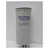 Old Vintage MCCORMICK DEERING Stoneware Lye Crock or Container w/Original Lid