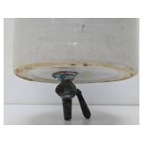 Old Vintage MCCORMICK DEERING Stoneware Lye Crock or Container w/Original Lid